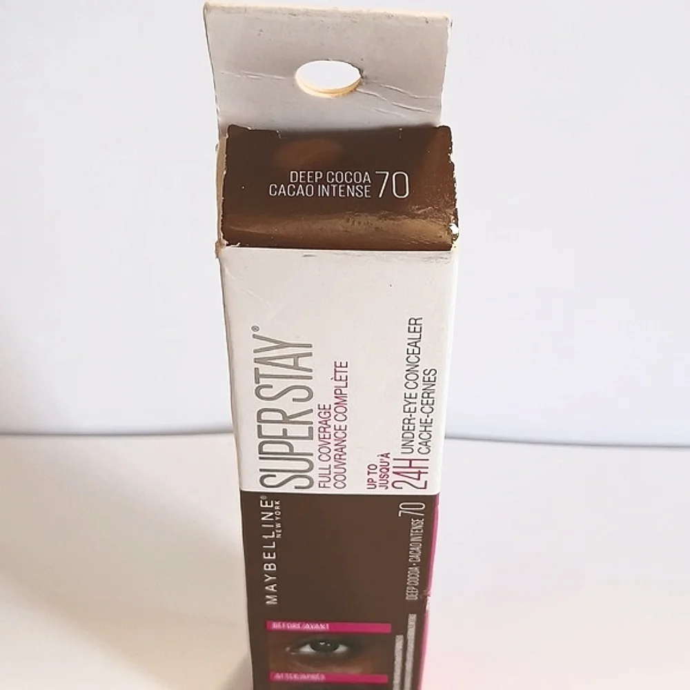 Maybelline 24hr Full Coverage Under Eye Concealer, 70 Deep Cocoa